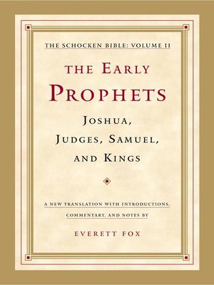 cover image of The Early Prophets